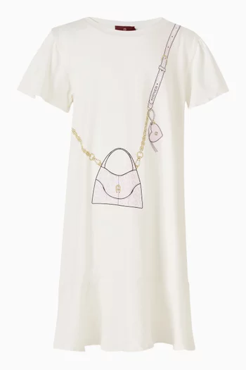 Crossbody Bag-print Dress