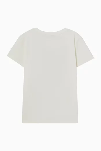 Bag-print T-shirt in Cotton