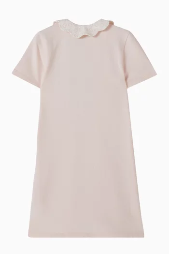 Scallop Shirt Dress