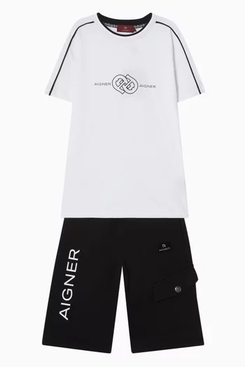 Logo Piping T-Shirt