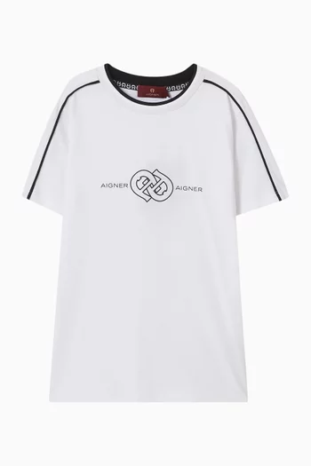 Logo Piping T-Shirt