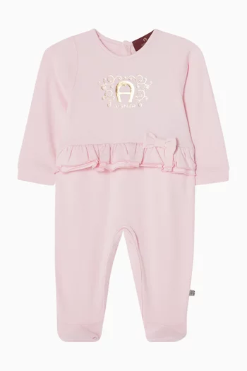 Ruffled Waist Sleepsuit