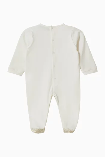 Bag-print Sleepsuit