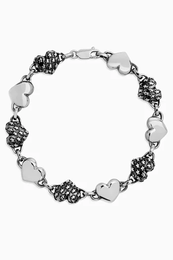 Love Me Not Bracelet in Sterling Silver