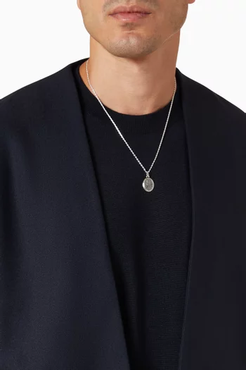 Liberty Necklace in Sterling Silver-plated Brass