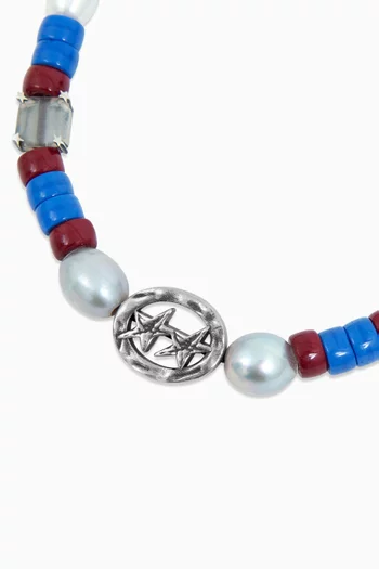 Mediterranean Superstar Bracelet in Silver-plated Metal