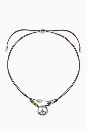 Knotted Peace Out Necklace