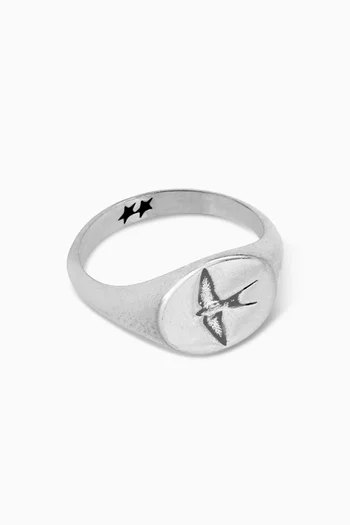 Liberty Ring in Silver-plated Brass