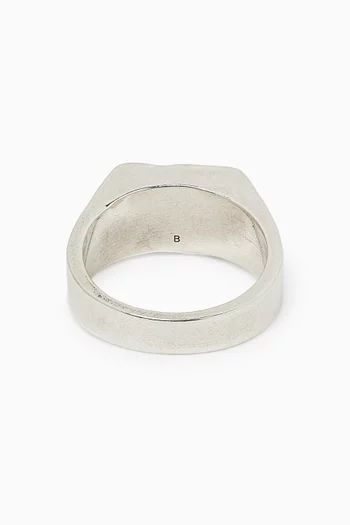 Ignorant Icon Ring in Sterling Silver