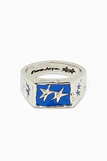 Ignorant Icon Ring in Sterling Silver