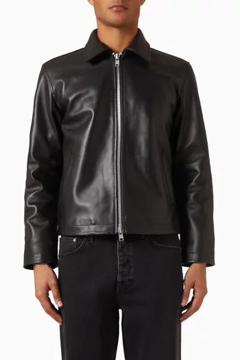Short Jacket in Leather