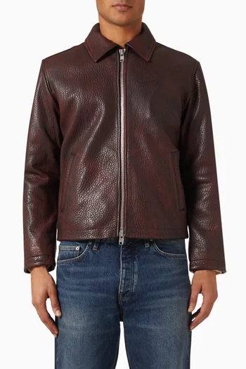 Short Jacket in Leather