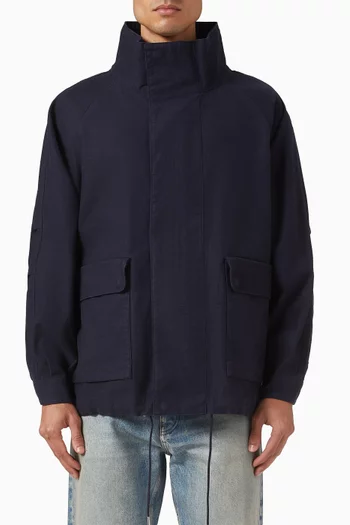 Field Jacket in Sateen Twill