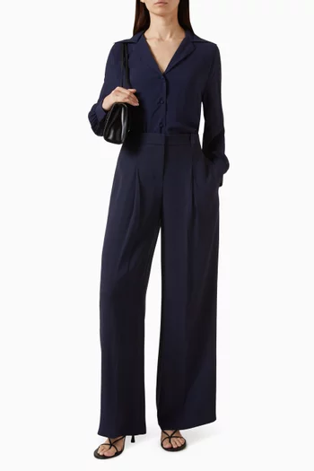 Wide-leg Pants in Viscose