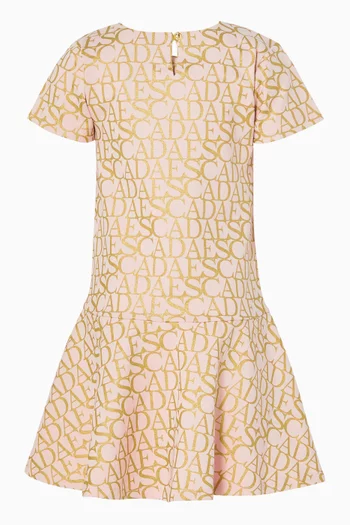 All-over Print Dress in Jersey