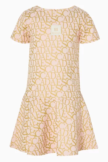 All-over Print Dress in Jersey