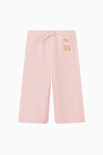 Logo-embroidered Sweatpants in Cotton-blend