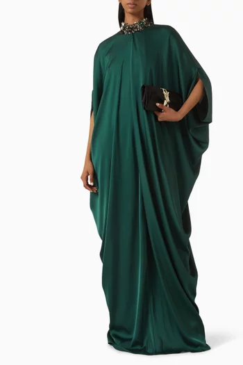 Beaded Drape Kaftan