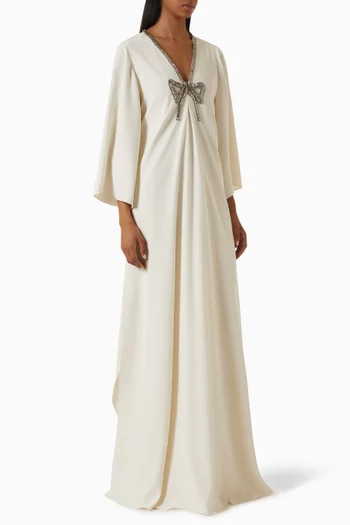 Embellished Bow Kaftan