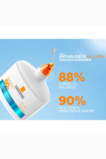 مستحضر أنثيليوس يوفي اير يومي للحماية من الأشعة فوق البنفسجية مع عامل الحماية SPF50+‎‏ لبشرة متوسطة اللون، 50 ملل