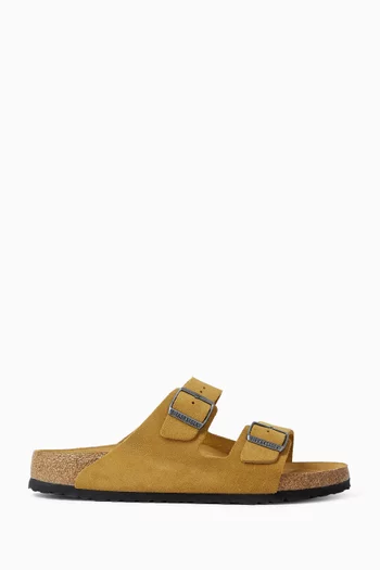 Arizona Soft Footbed Sandals in Suede