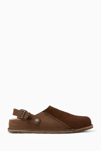 Lutry Premium Clogs in Suede