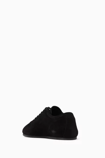 Lace-up Sneakers in Suede