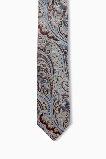 Printed Tie in Silk