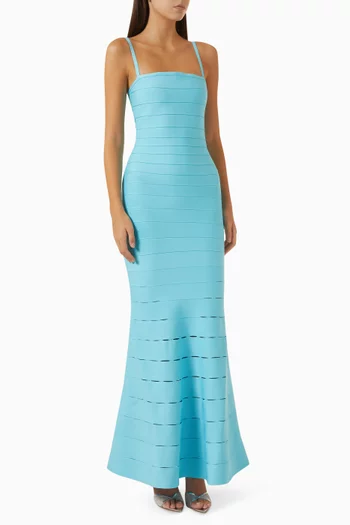 The Elora Gown in Bandage-knit