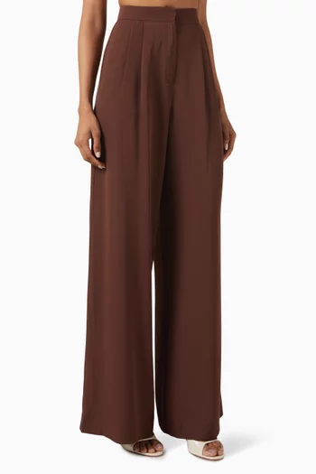 Luz Gabardine Wide-leg Pants