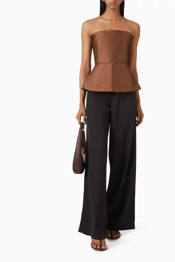 Veya Corset Top in Satin