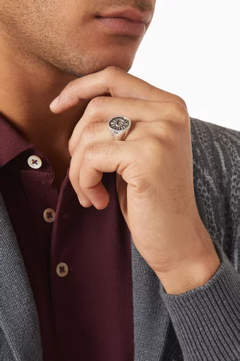 Midnight Ring in Sterling Silver