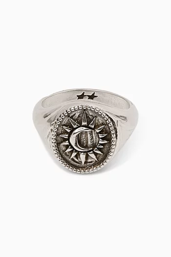 Midnight Ring in Sterling Silver