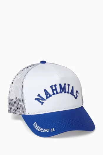 Summerland Brim Trucker Hat in Cotton
