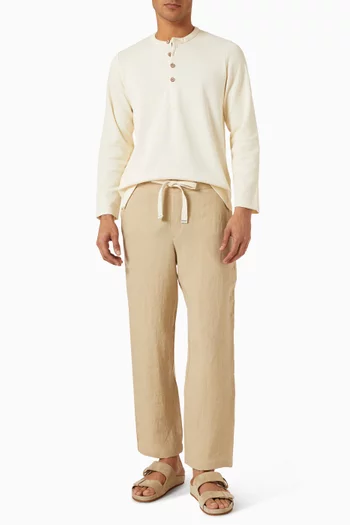 El Belo Henley T-shirt in Cotton
