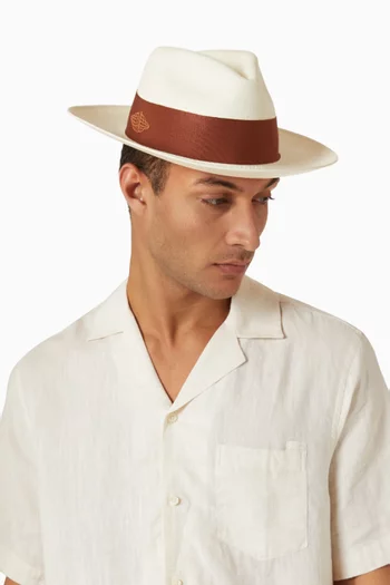 x La Marzocco Rafael Panama Hat in Toquilla Straw