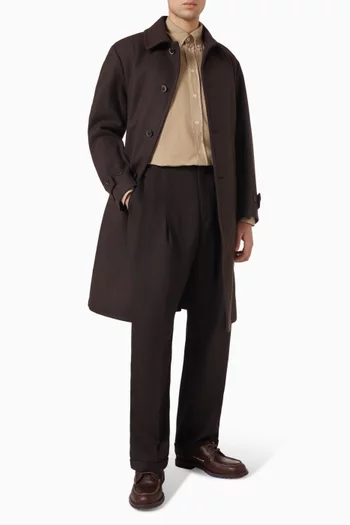 Braghier Pants in Wool-gabardine