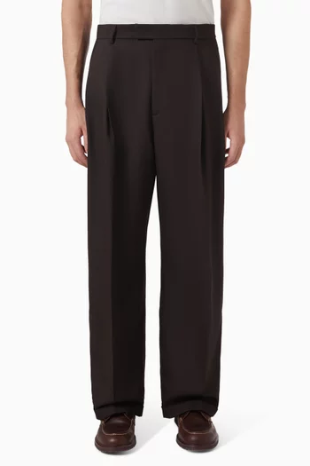 Braghier Pants in Wool-gabardine