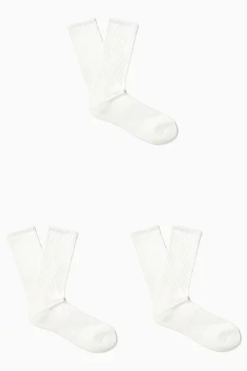 Crew Tube Socks, Set of 3