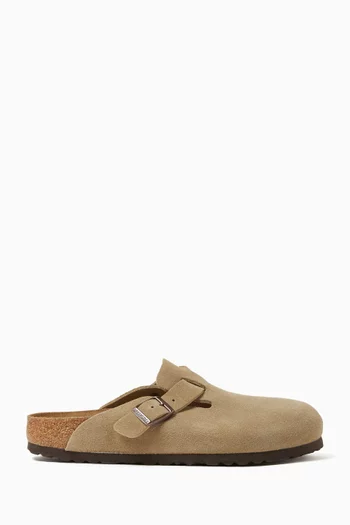 Boston Leve Clogs in Suede