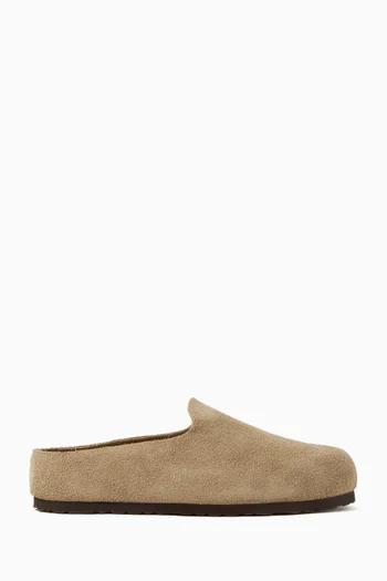 Amsterdam Wrapped Clogs in Suede
