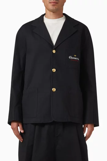 x Willy Chavarria Players Blazer in Twill