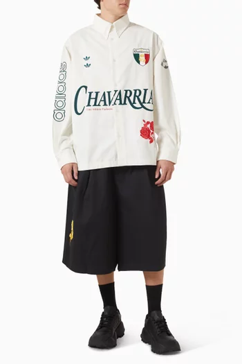 x Willy Chavarria Button-up Shirt in Cotton