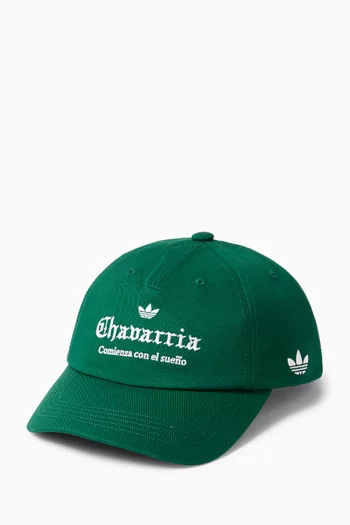 x Willy Chavarria Logo Hat in Cotton Twill