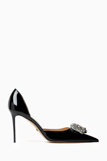 Galaxy 95 Dorsay Pumps In Patent Leather