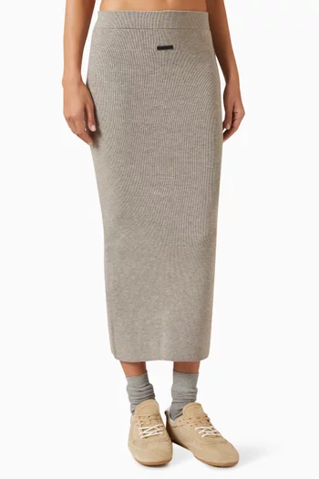 Rib-knit Skirt