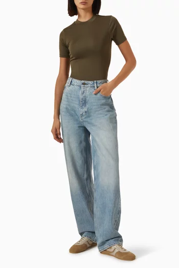 Soft Rib Fitted T-shirt