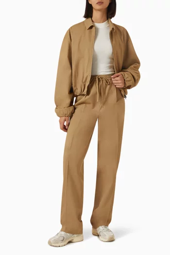 Full-zip Work Jacket in Cotton Twill