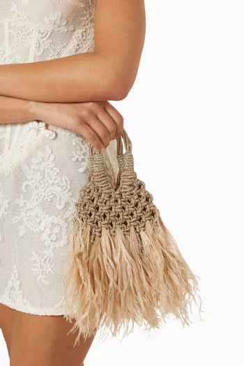 Mini Vannifique Plumes Tote Bag