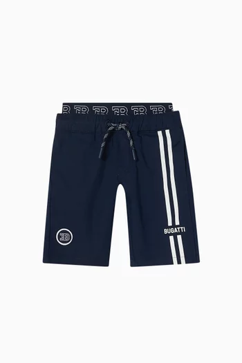 Straps Sweatshorts in Cotton